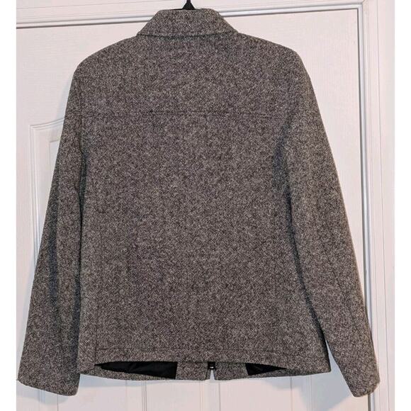 Laura Ashley Jacket Women's Size Medium Tweed Full Zip Long Sleeve - Picture 3 of 8
